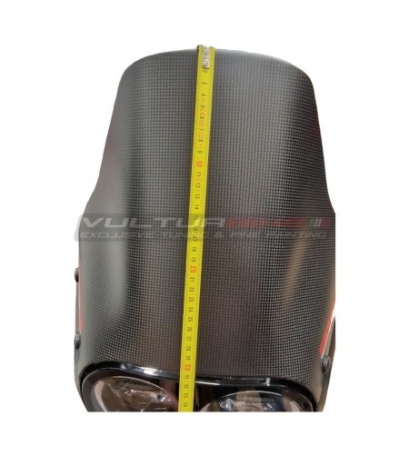 Bulle sports carbone pour Ducati DesertX