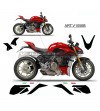 Komplettes Aufkleber-Kit - Ducati Streetfighter V4 2020 / 2022