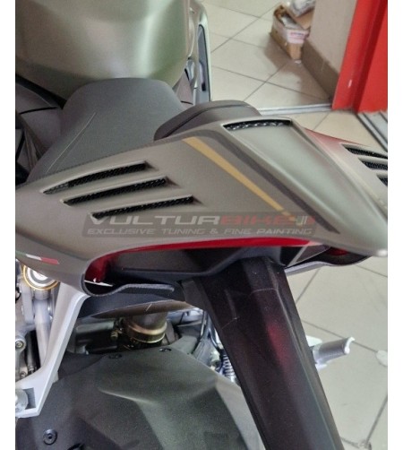 Neues Custom Carbon Heck Sturmgrün - Ducati Streetfighter V2