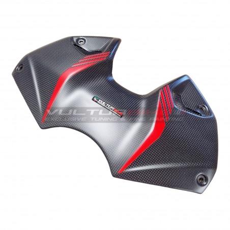 Custom Carbon Battery Cover for Ducati Streetfighter V4