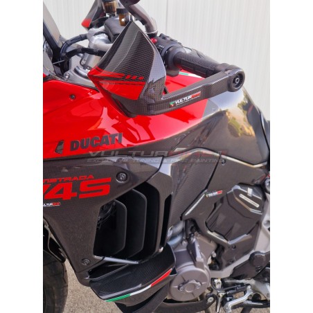 Cubierta del tanque de carbono para Ducati Multistrada V4