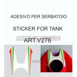 Autocollants pour char de design tricolore - Ducati Monster 821/1200/S