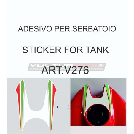 Autocollants pour char de design tricolore - Ducati Monster 821/1200/S