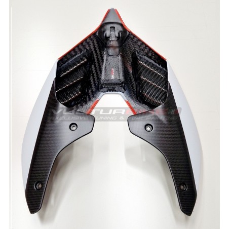 Painted carbon tail with Panigale V4S Corse 2019 design