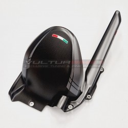 Carbon Kotflügel hinten mit Kettenschutz - Ducati Multistrada V4 Aviator Grau 