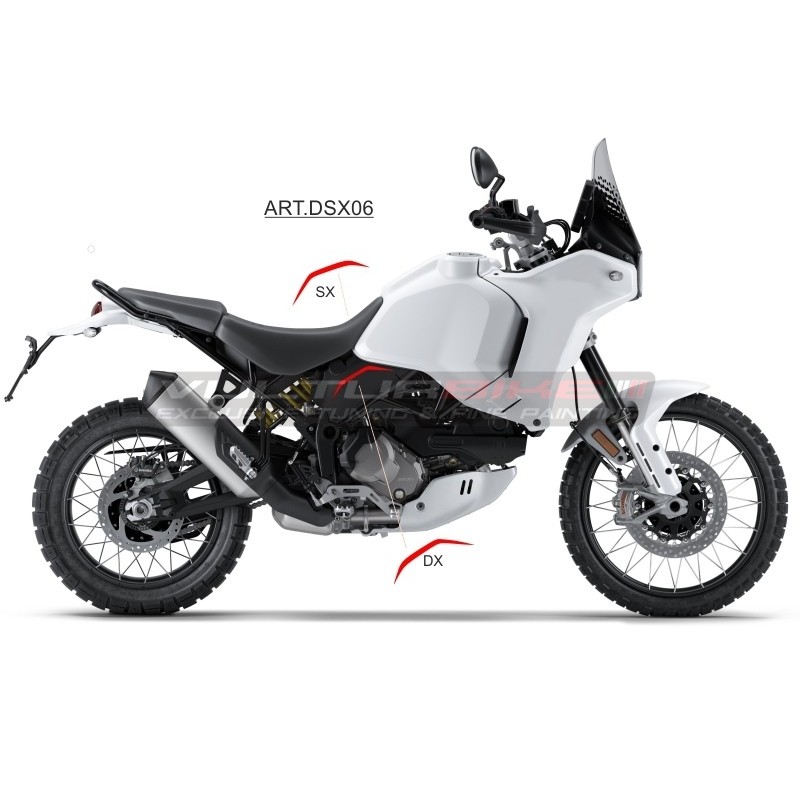Profili decorativi per copertura telaio - Ducati DesertX
