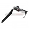 Guardabarros trasero de carbono con protector de cadena - Ducati Multistrada V4 Iceberg White 