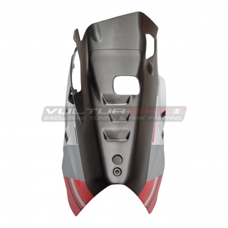 Carbon bottom fairing with air vents for exhaust Akrapovic - Ducati Panigale V4S Corse