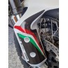 Dreifarbiges Aufkleber-Kit für vorderen Kotflügel - Ducati DesertX