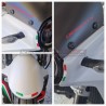 Kit adesivi 3 bandiere italiane resinate - Ducati DesertX