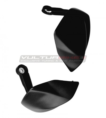 Coppia paramani estesi in carbonio per Ducati Multistrada V4