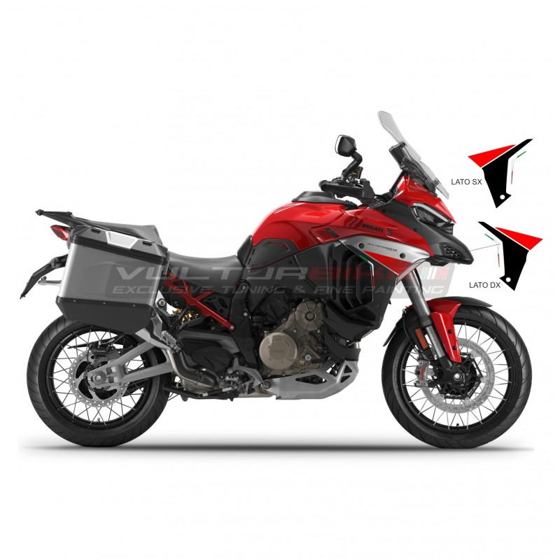 KIT ADHÉSIF POUR DÉFLECTEURS - DUCATI MULTISTRADA V4 RALLY ROSSA