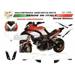 Kit adesivi design 90°anniversario - Ducati Multistrada 1200 2013 / 2014