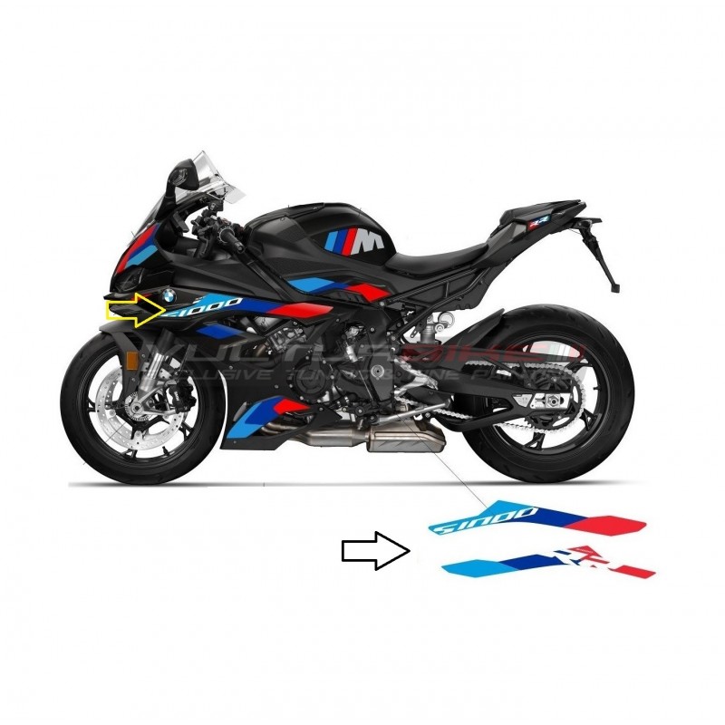 Individuelle Aufkleber für Seitenverkleidungen - Bmw S1000RR ab 2023