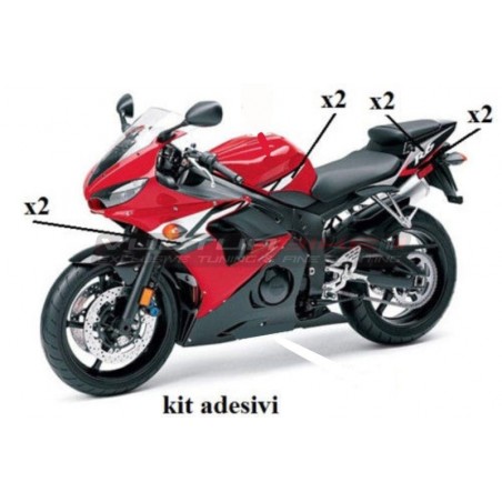 Kit adesivi moto - Yamaha R6 2003/2005 