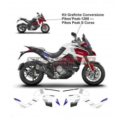 Kit complet pour stickers design S Corse - Ducati Multistrada 1260 Pikes Peak 