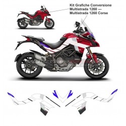 Komplettes V4S Corse Design Aufkleber-Set - Ducati Multistrada 1260