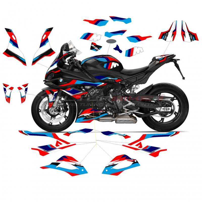 Kit adesivi design personalizzato - BMW S1000RR dal 2023 nera