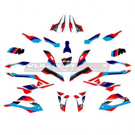 Kit adesivi design personalizzato - Bmw S1000RR dal 2023 bianca