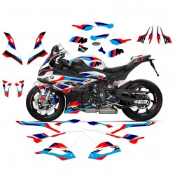 Custom design sticker kit - Bmw S1000RR from 2023 white