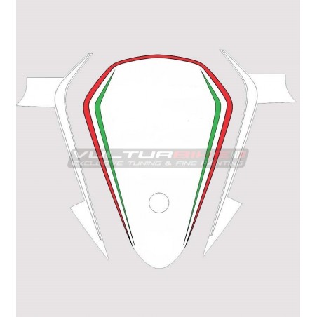 Pegatinas para plexiglás de carbono diseño deportivo - Ducati Multistrada 