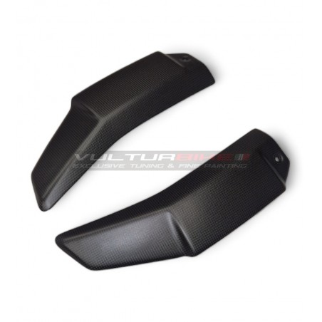 Carbon fiber top radiator cover set - Ducati Streetfighter V4 / V4S