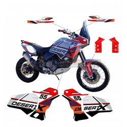 Kit completo adesivi rally design - Ducati DesertX