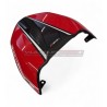 Funda de asiento de carbono personalizada "RED / CARBON" - Ducati Diavel V4
