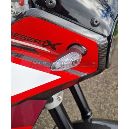 Custom Rally Design Aufkleber Set für Ducati desertx - Mattes Finish