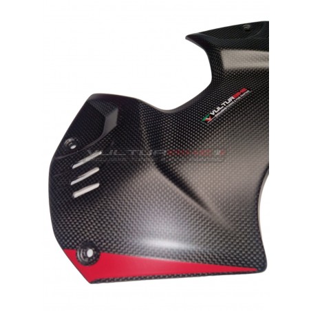 Cover batteria in carbonio design personalizzato Fullsixcarbon - Streetfighter V4SP