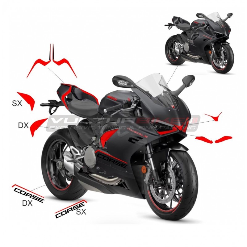 Kit completo de pegatinas - Ducati Panigale V2 negro