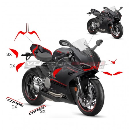 Komplettes Aufkleber-Kit - Ducati Panigale V2 schwarz