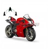 Kit d’autocollants pour queue avec motif de bande tricolore italienne - Ducati Panigale / Streetfighter V4 / V2