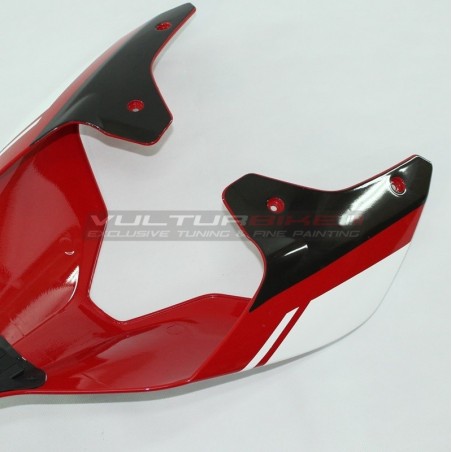 Aufkleber-Kit für Windschutzscheibe und Heck mit italienischem dreifarbigem Banddesign - Ducati Panigale V4 / V2