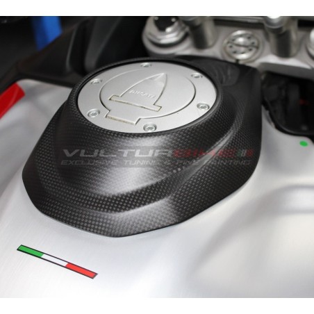 Außenabdeckung Carbon Tankdeckel für Ducati Multistrada V4 Rally