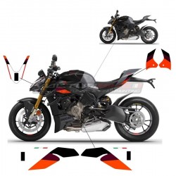 Kit completo de pegatinas de diseño número uno - Ducati Streetfighter V4 2023 / 2024