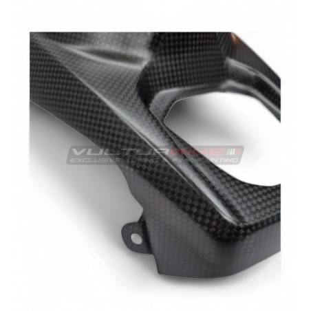 Cover esterna tappo serbatoio in carbonio per Ducati Multistrada V4 Rally