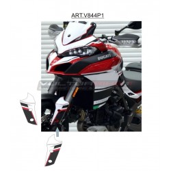 Kit de pegatinas para guardabarros delantero - Ducati Multistrada 1260
