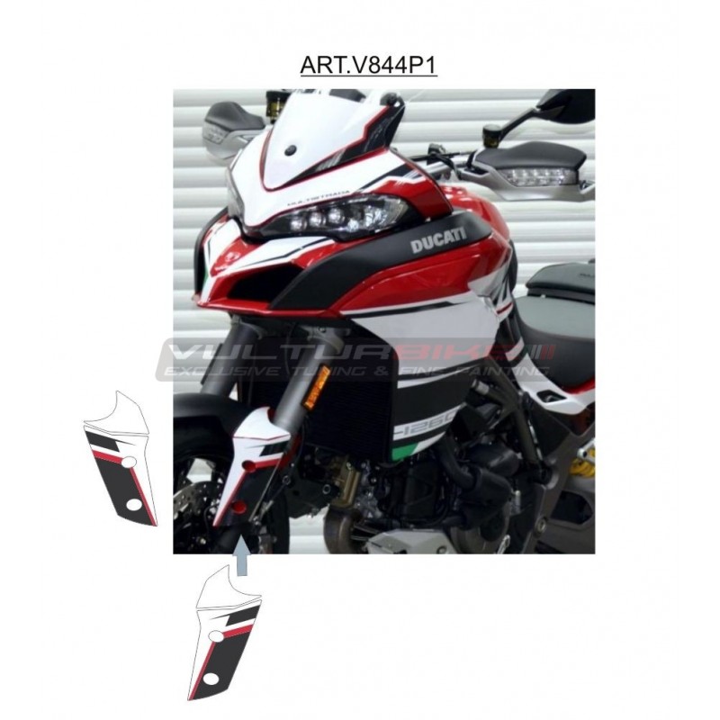 Kit adesivi per parafango anteriore - Ducati Multistrada 1260