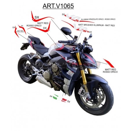 Kit completo de pegatinas diseño mate - Ducati Streetfighter V4 / V4S