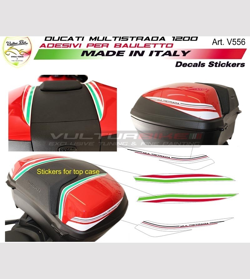 Top Case Stickers - Ducati Multistrada 