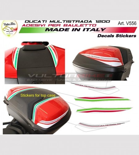 Top Case Stickers - Ducati Multistrada 