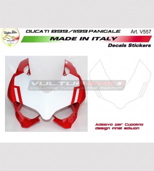 Adesivi per cupolino design final edition - Ducati Panigale 899 1199 