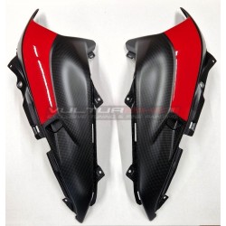 Carbon-Tankspitze für Ducati Multistrada V4 Rally BRUSHED ALUMINIUM Version