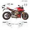 Kit adesivi completo design S CORSE mix - Ducati Streetfighter V4 2023 / 2024