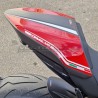 Custom Carbon Sitzbezug "ROT / CARBON" - Ducati Diavel V4