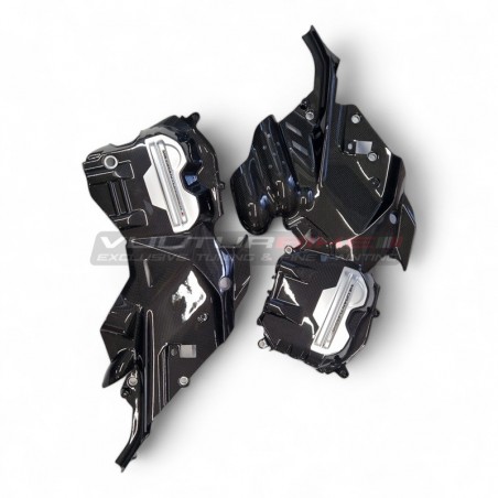 Motorabdeckung aus Carbon rechts und links - Ducati Diavel V4