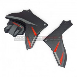 Carbon fiber under-tank side panels - Ducati Multistrada V4 RS