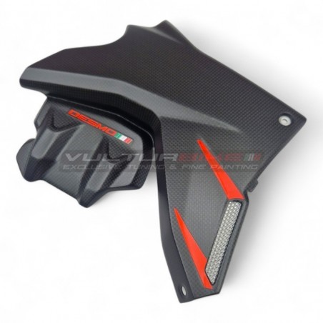 Carbon fiber under-tank side panels - Ducati Multistrada V4 RS