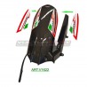 Aufkleber Kit für hinteren Kotflügel dreifarbiges Design rote Basis - Ducati Multistrada